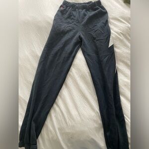Aviator Nation Girls Size 14 black thunderbolt sweatpants.  Perfect condition.